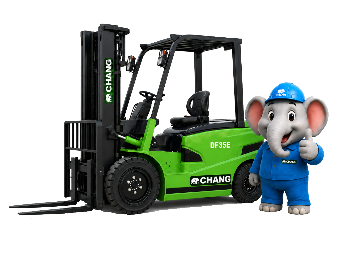 Product view DF35E Forklift